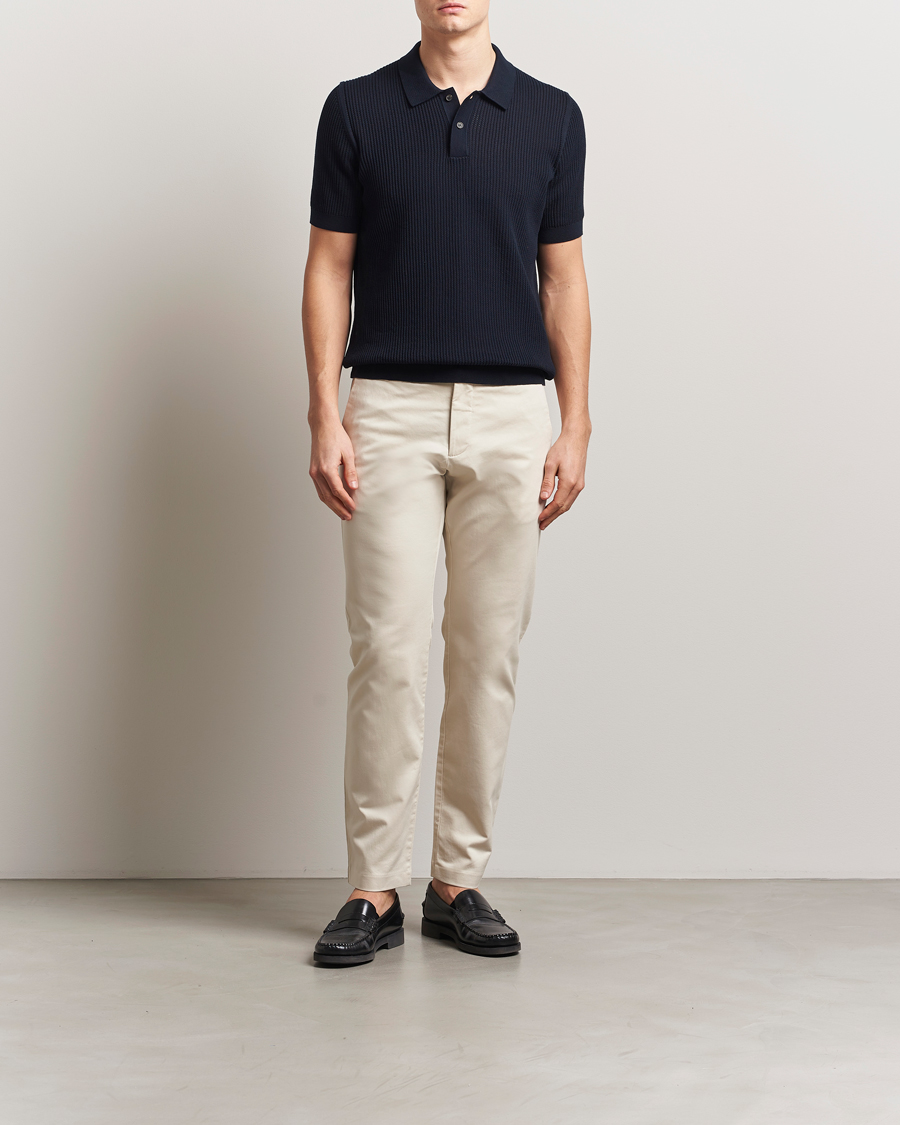 Men | Trousers | NN07 | Theo Regular Fit Stretch Chinos Ivory