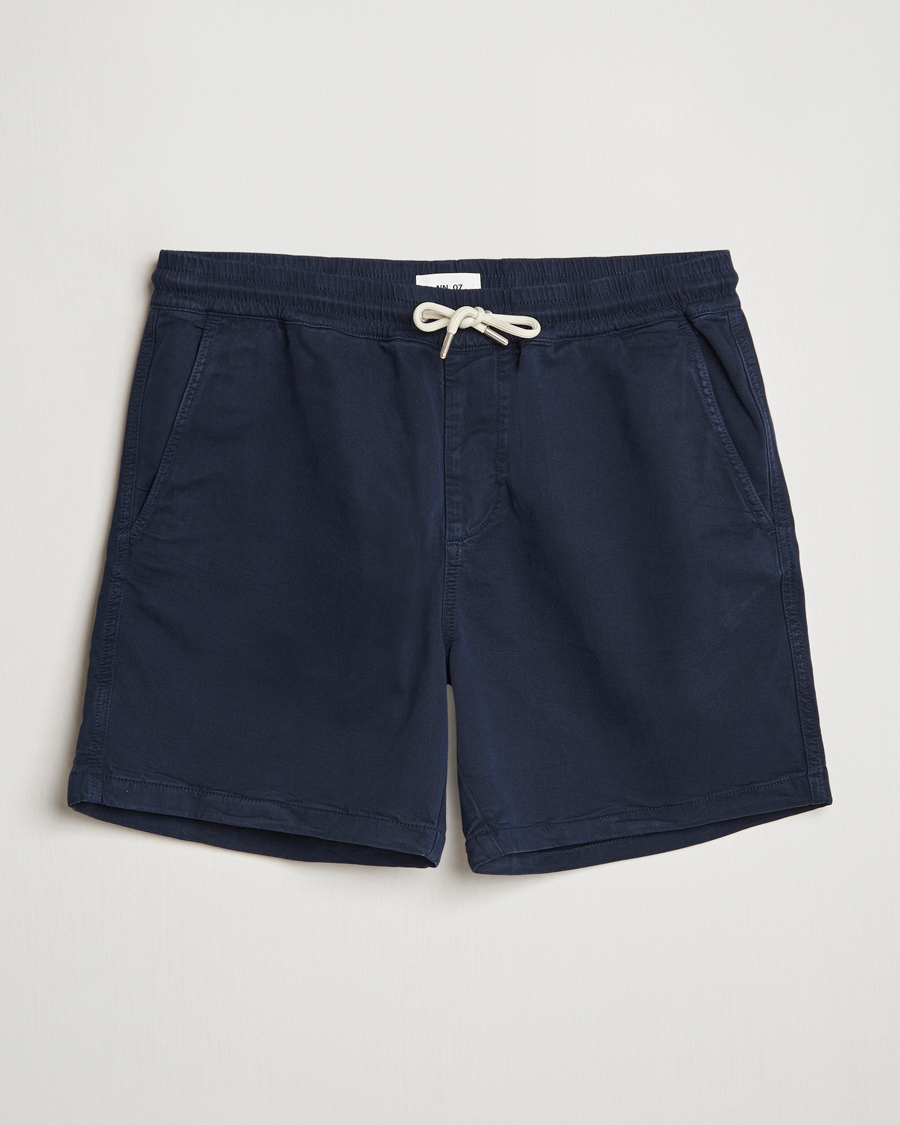 Men | Shorts | NN07 | Gregor Drawstring Shorts Navy Blue
