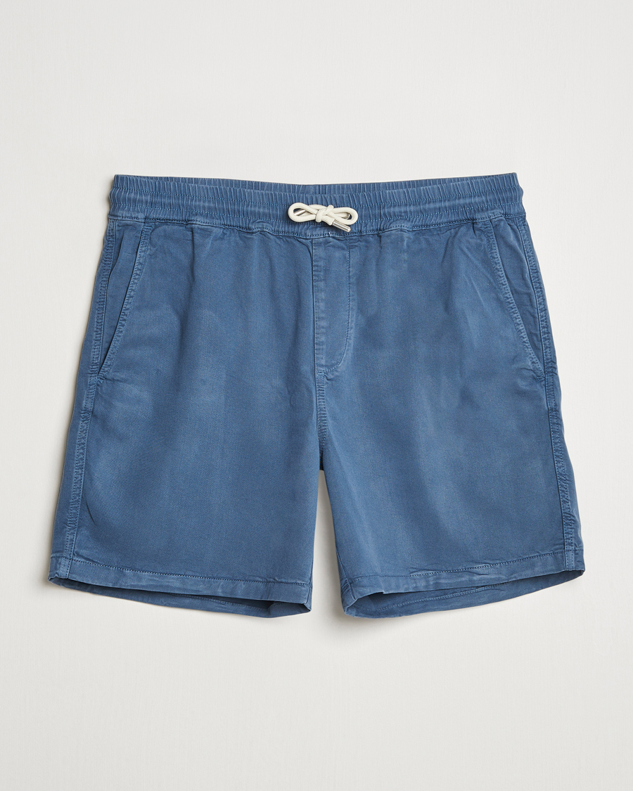 Men | Shorts | NN07 | Gregor Drawstring Shorts Bering Blue