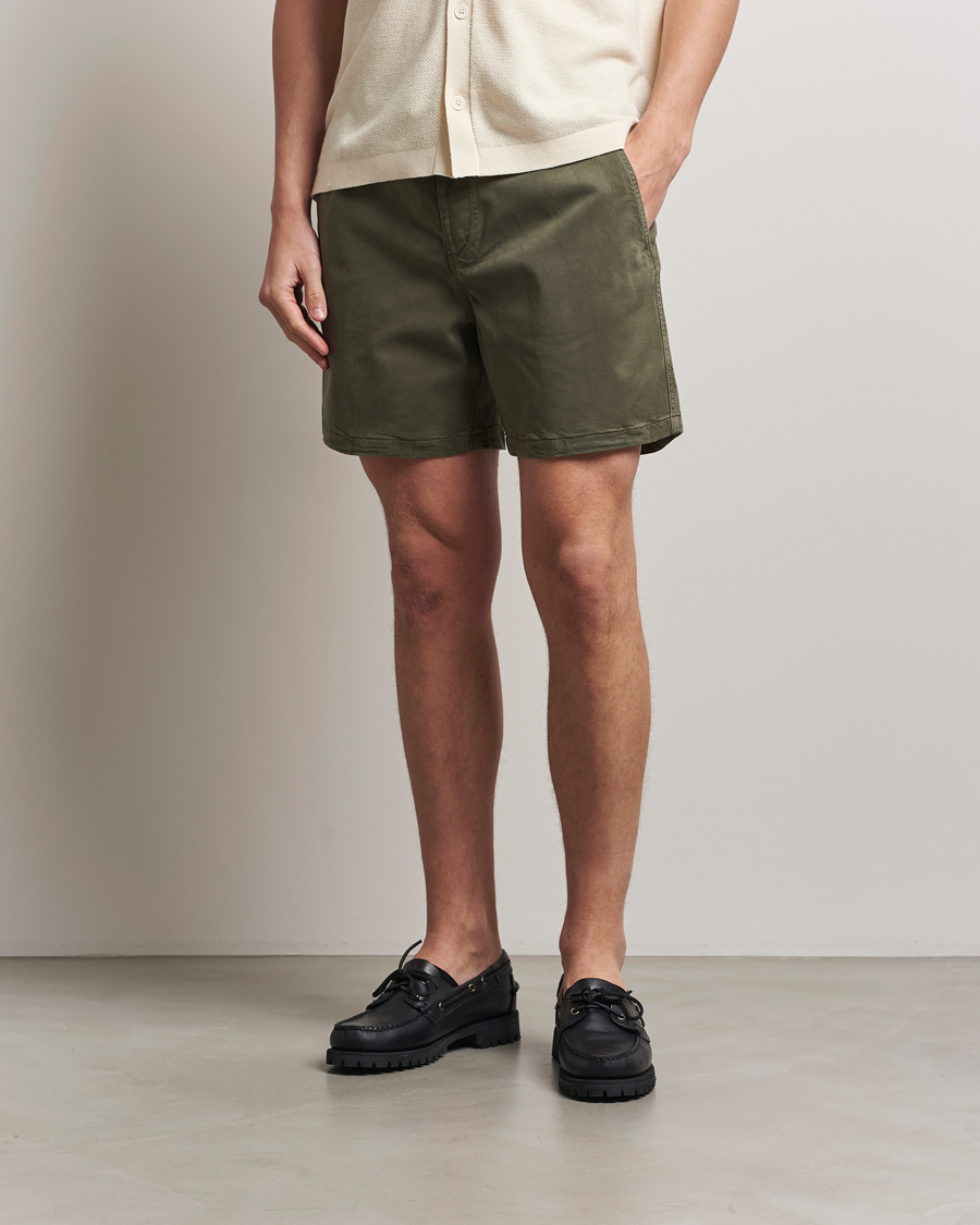 Men | Shorts | NN07 | Gregor Drawstring Shorts Capers Green