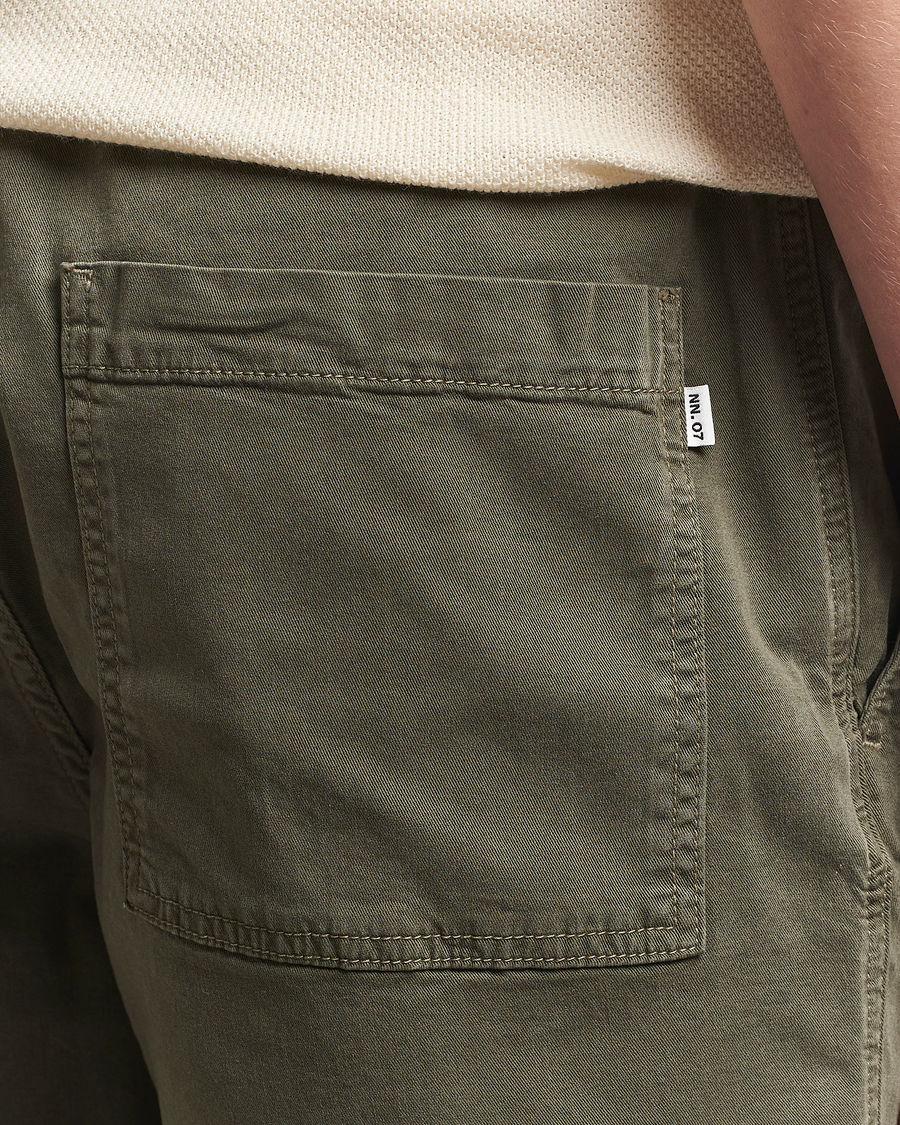 Men | Shorts | NN07 | Gregor Drawstring Shorts Capers Green