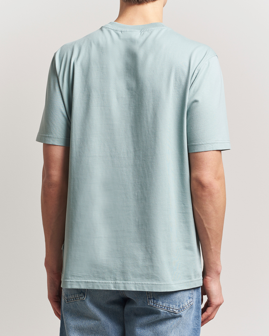 Men | T-Shirts | NN07 | Adam Pima Crew Neck T-Shirt Steely Blue
