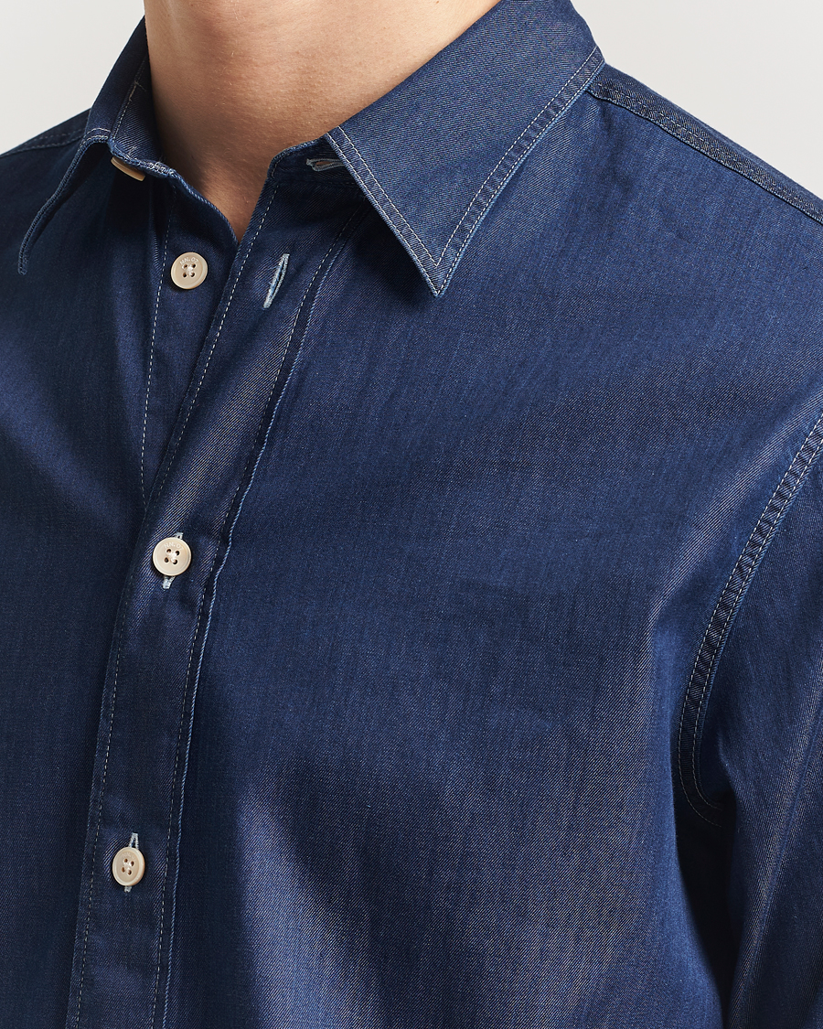 Men | Shirts | NN07 | Colby Denim Shirt Medium Indigo