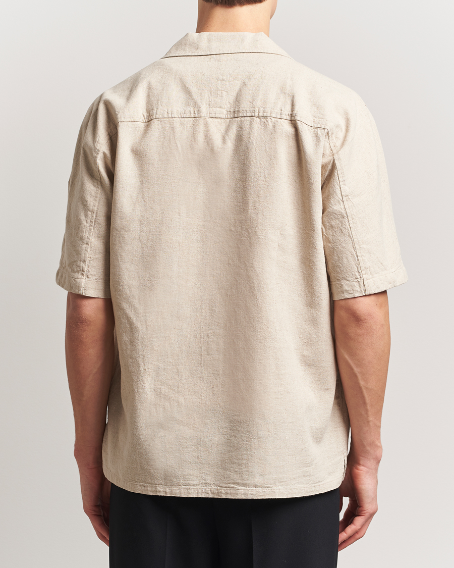 Men | Shirts | NN07 | Ole Printed Short Sleeve Shirt Oat