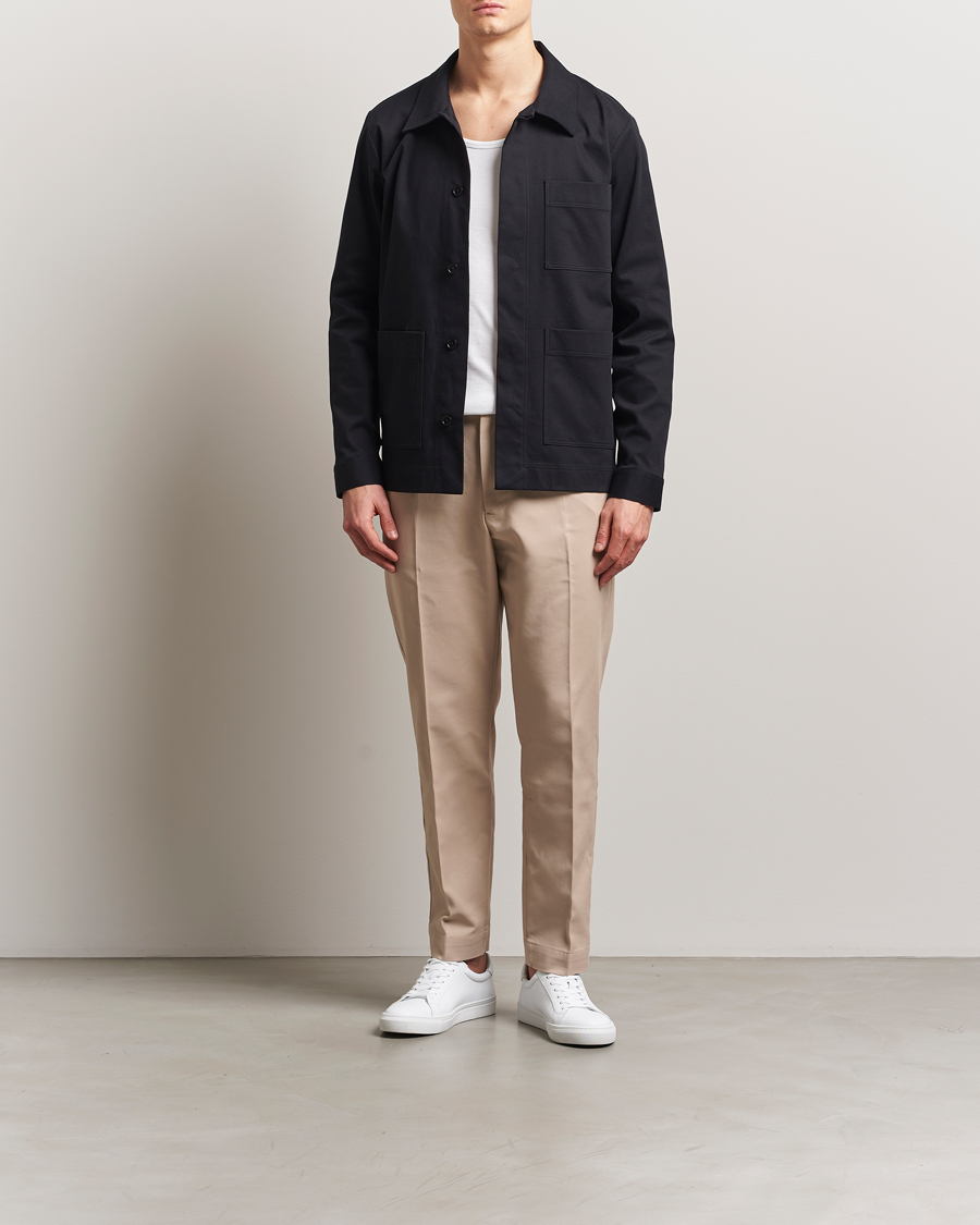 Men | Shirts | NN07 | Olav Pocket Overshirt Black