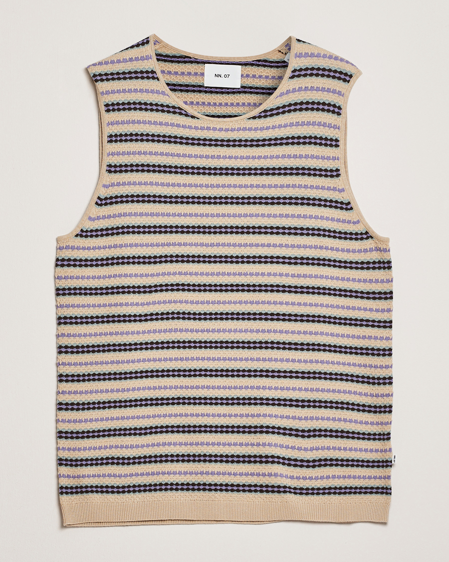 Men | Sweaters & Knitwear | NN07 | Bari Structured Slipover Multi Stripe