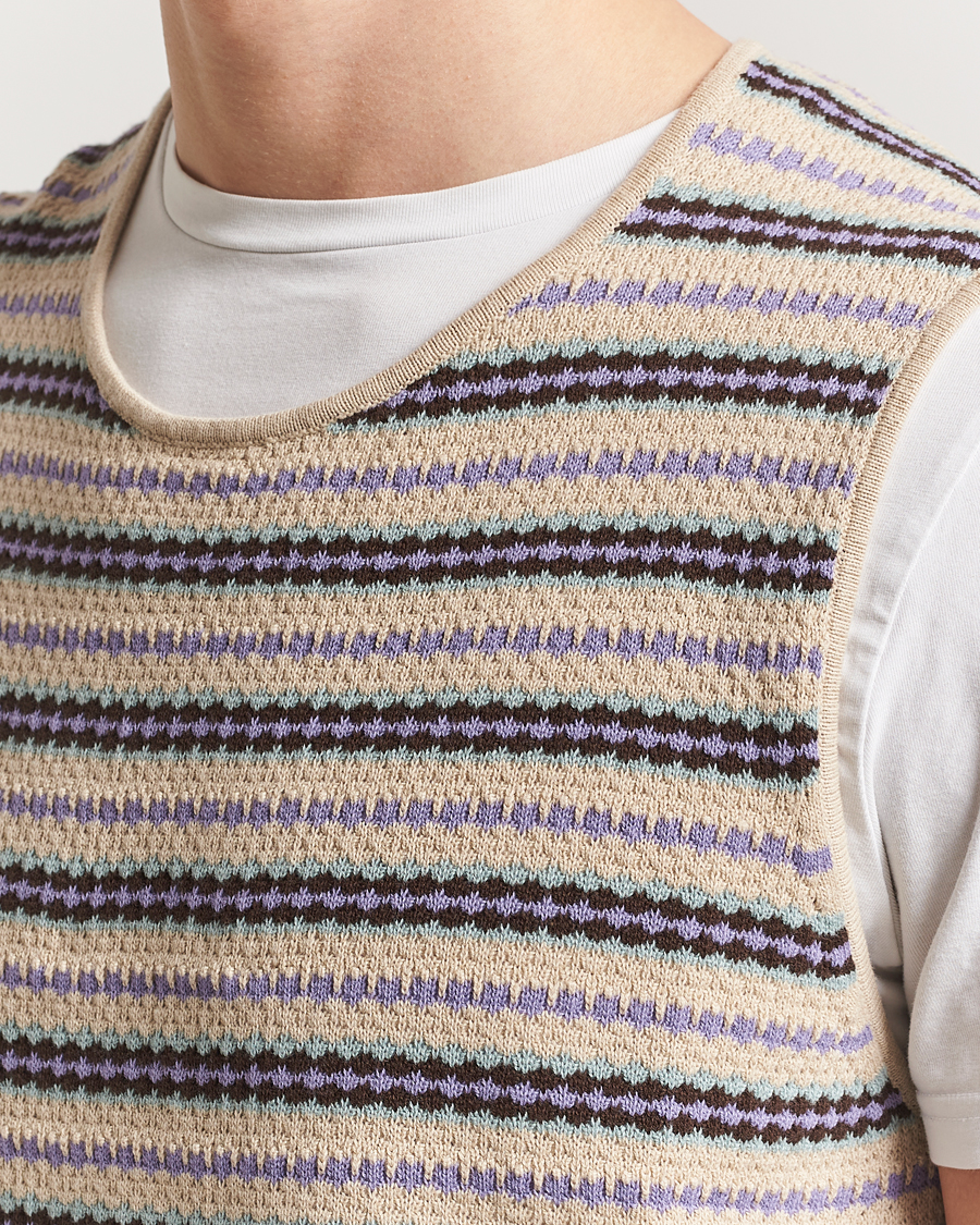 Men | Sweaters & Knitwear | NN07 | Bari Structured Slipover Multi Stripe