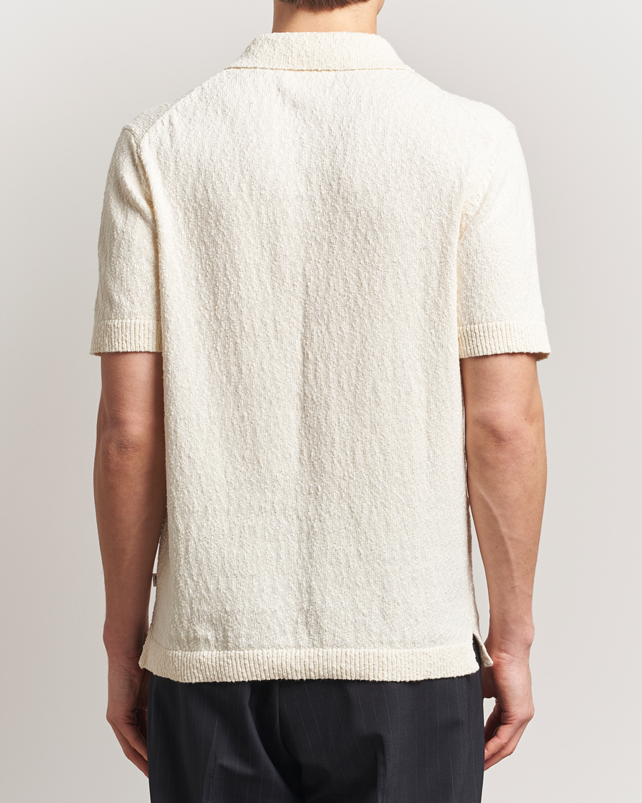 Men | Polo Shirts | NN07 | Randy Knitted Polo Ecru