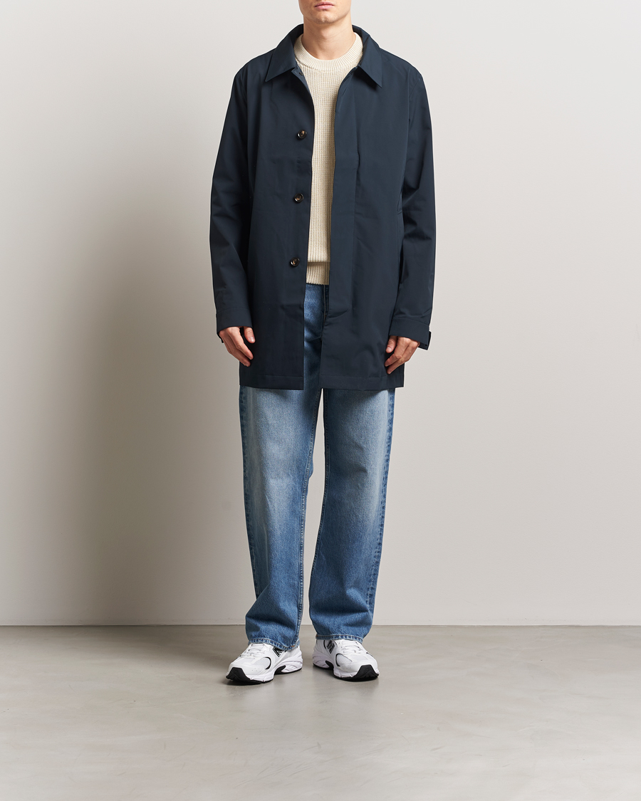 Men | Coats & Jackets | NN07 | Kim Waterproof Car Coat Navy Blue