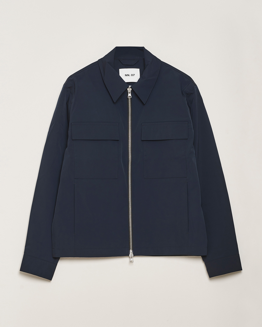 Men | Coats & Jackets | NN07 | Alban Bomber Jacket Navy Blue