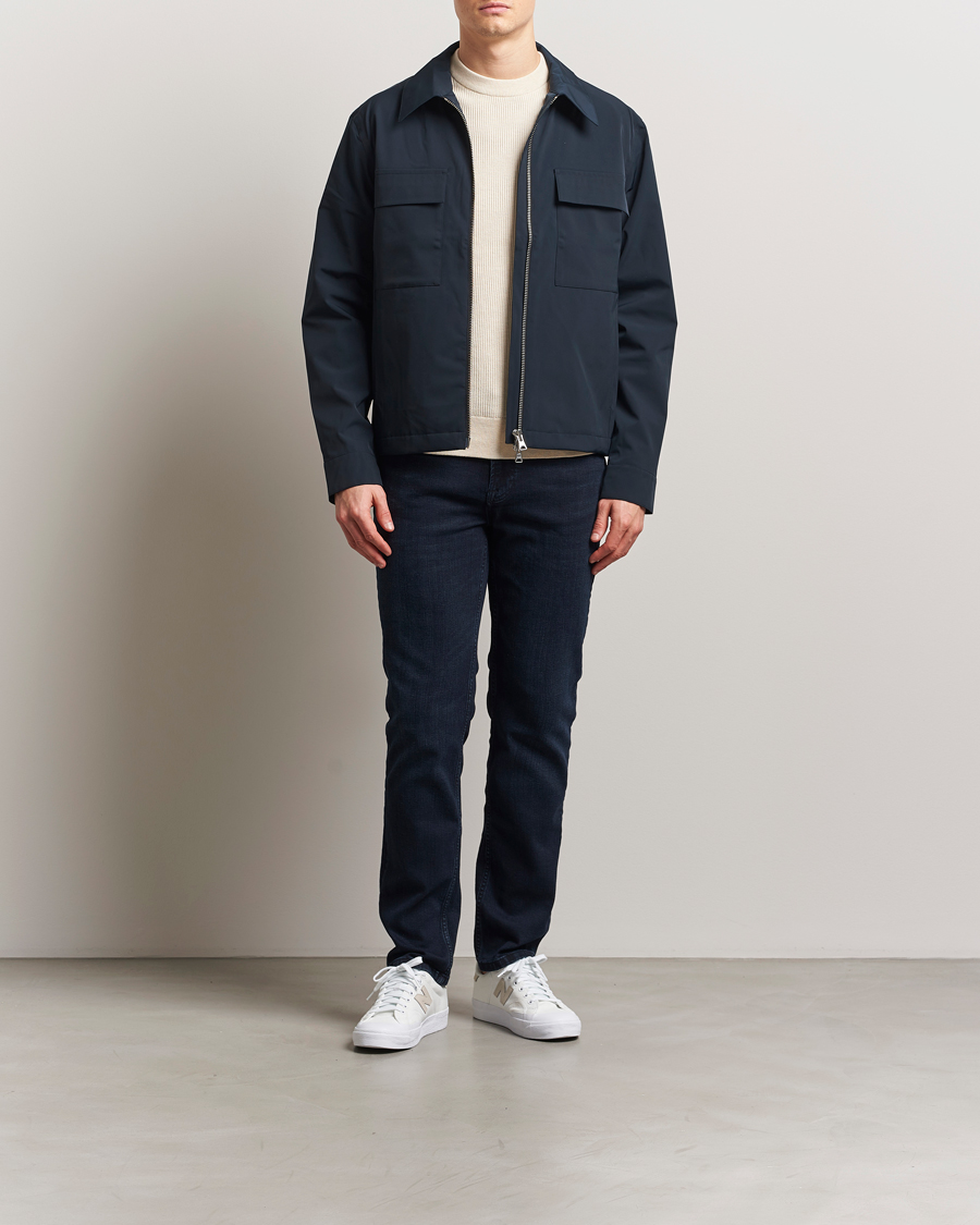 Men | Coats & Jackets | NN07 | Alban Bomber Jacket Navy Blue