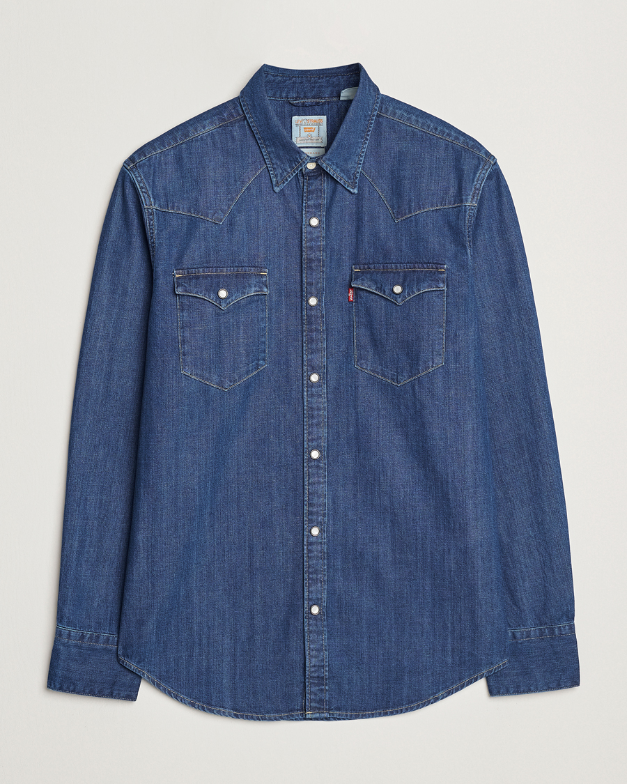 Men | Shirts | Levi's | Barstow Western Standard Shirt Medium Blue