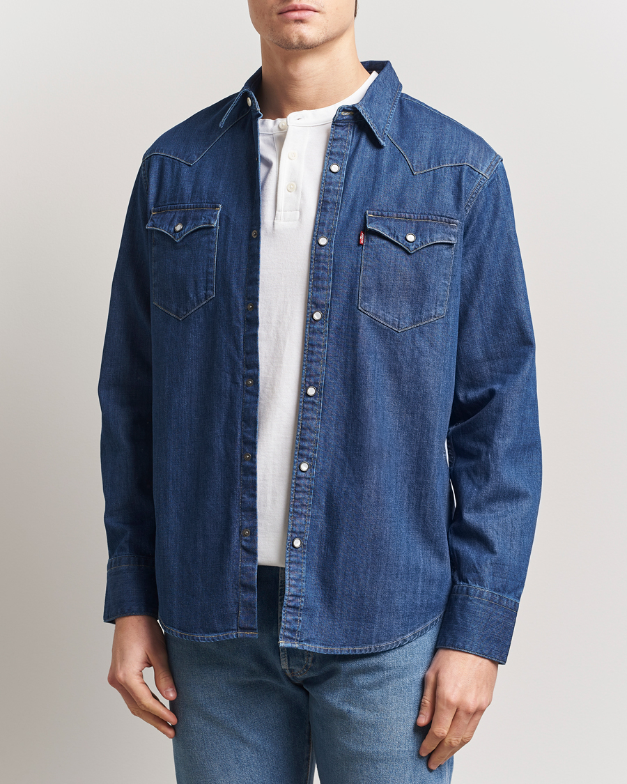 Men | Shirts | Levi's | Barstow Western Standard Shirt Medium Blue