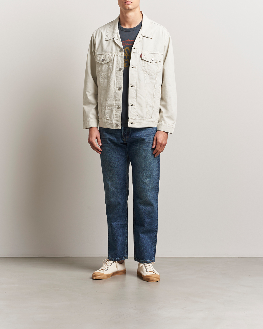 Men | Coats & Jackets | Levi's | Relaxed Fit Trucker Jacket Silver Birch