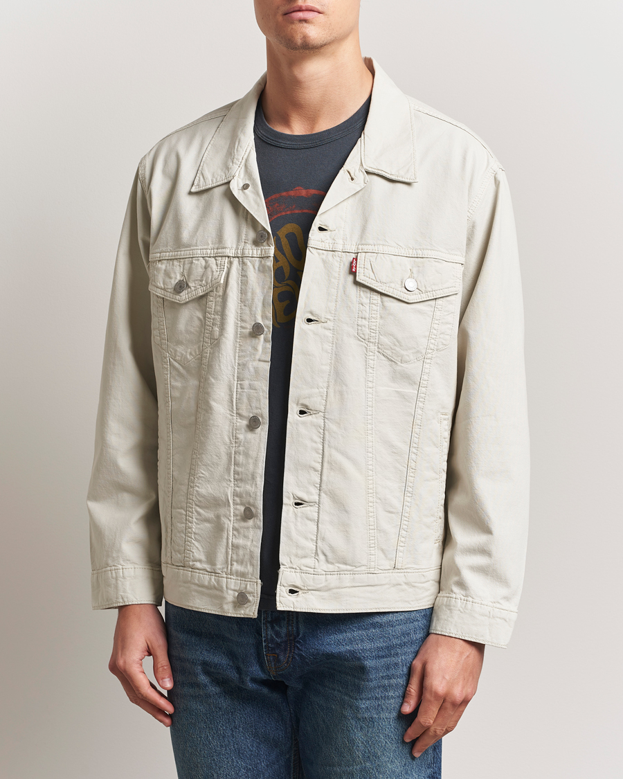 Men | Coats & Jackets | Levi's | Relaxed Fit Trucker Jacket Silver Birch