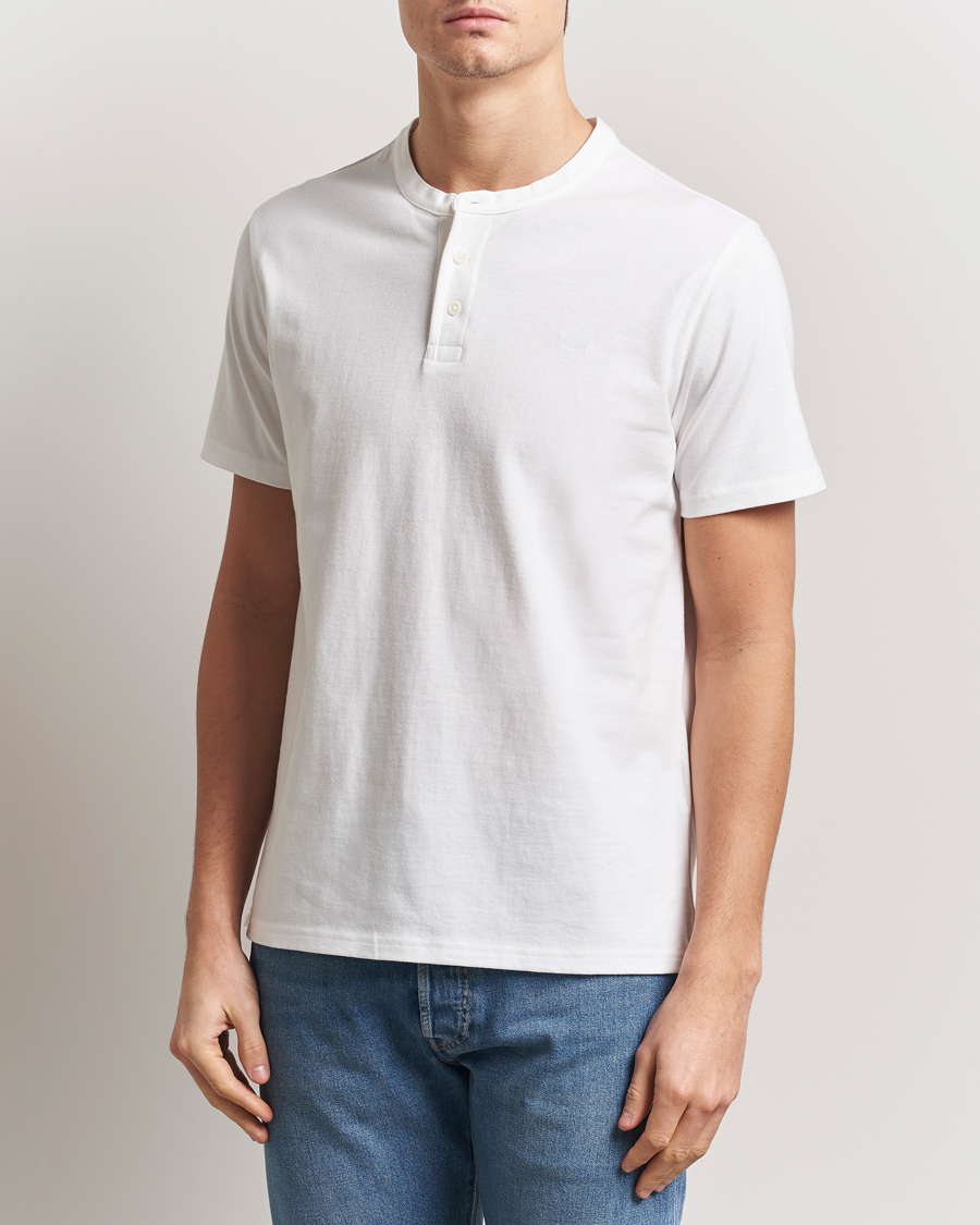Men | T-Shirts | Levi's | Short Sleeve Henley White