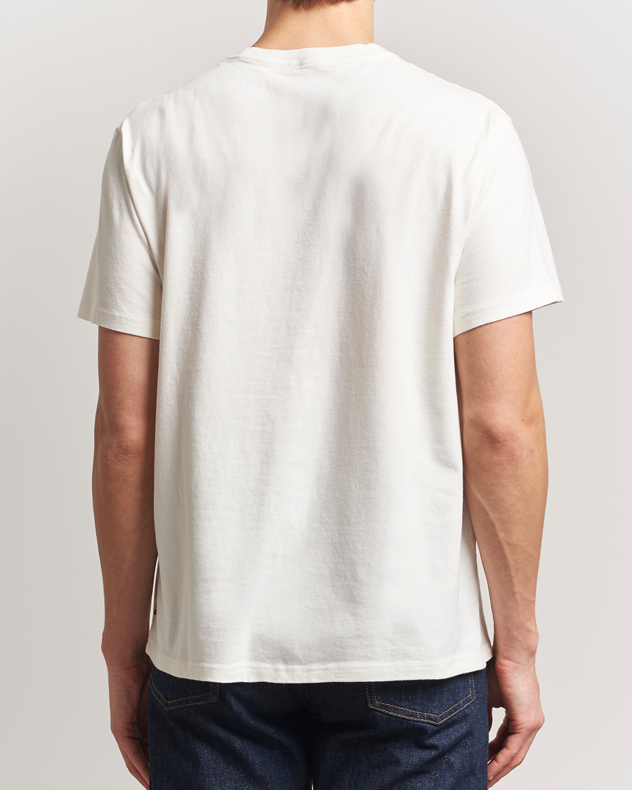 Men | T-Shirts | Levi's | Relaxed Fit Printed Crew Neck T-Shirt Egret White