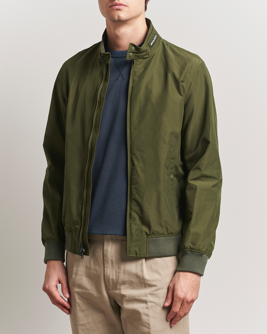 Men | Coats & Jackets | Woolrich | Cruiser Bomber Jacket Greenstone