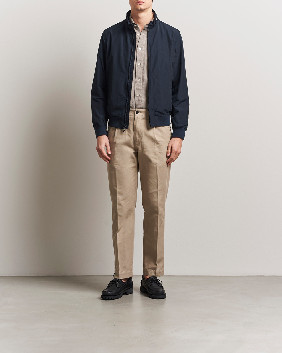 Men | Coats & Jackets | Woolrich | Cruiser Bomber Jacket Melton Blue