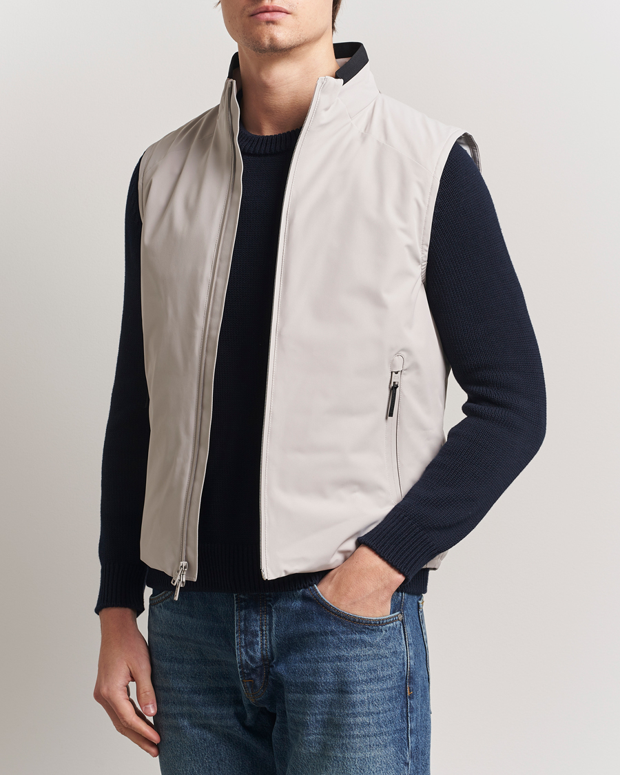 Men | Gilets | Woolrich | Sailing Two Layer Vest Dove