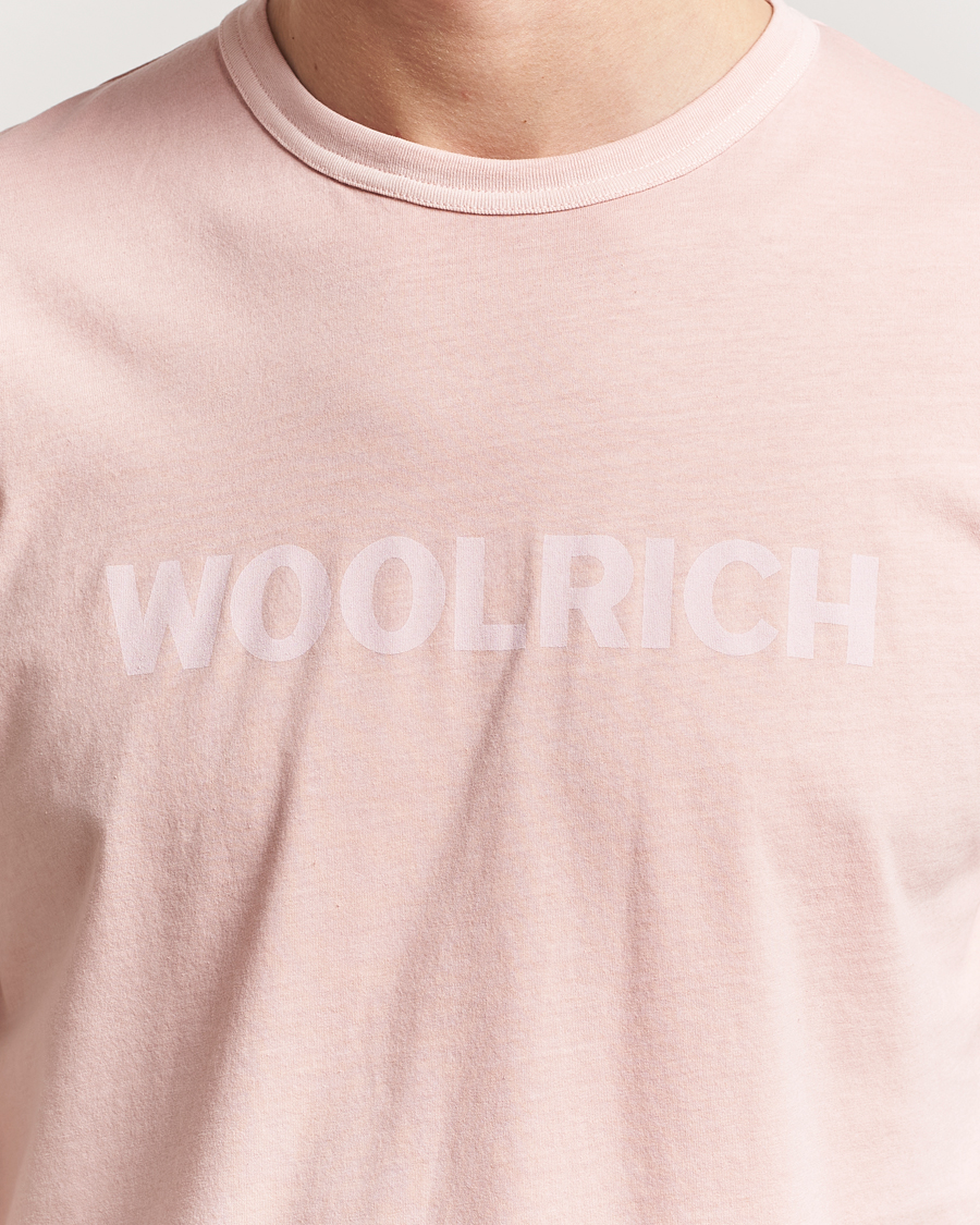 Men | T-Shirts | Woolrich | Light Garment Dyed T-Shirt Rose Smoke