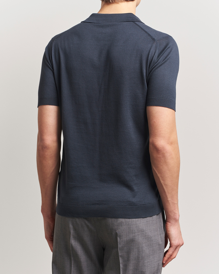 Men | Polo Shirts | John Smedley | Adrian Slim Fit Sea Island Polo Flint
