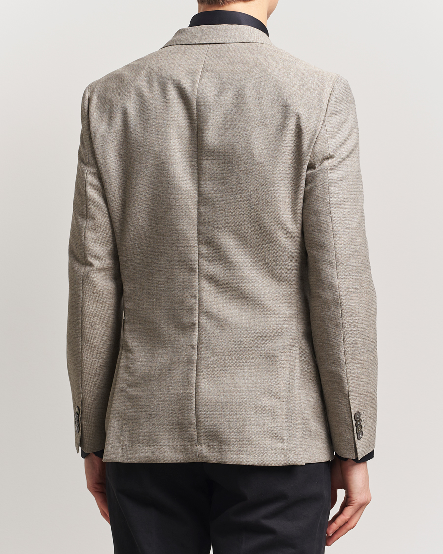 Men | Blazers | BOSS BLACK | Huge Wool Double Breasted Blazer Light Beige
