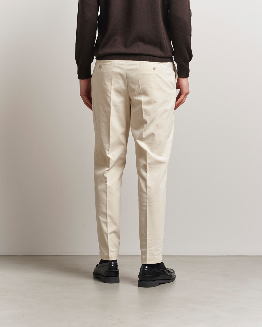 Men | Trousers | BOSS BLACK | Perin Spring Cord Trousers Open White