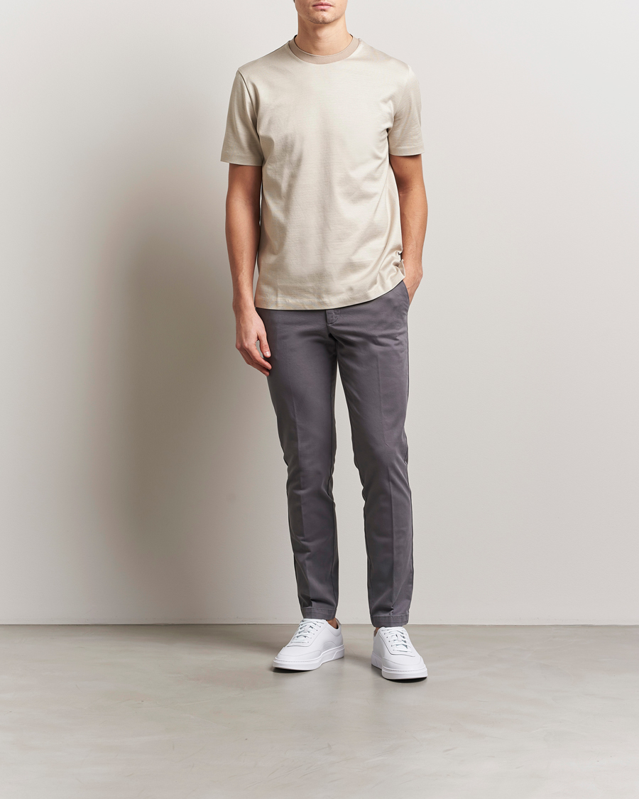 Men | Trousers | BOSS BLACK | Kaito1 Cotton Chinos Dark Grey