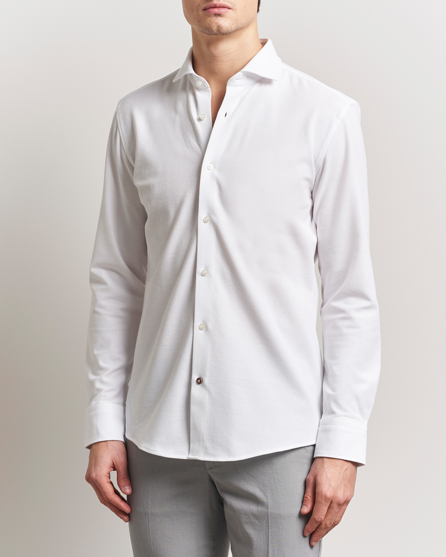 Men | Shirts | BOSS BLACK | Hank Structured Shirt White