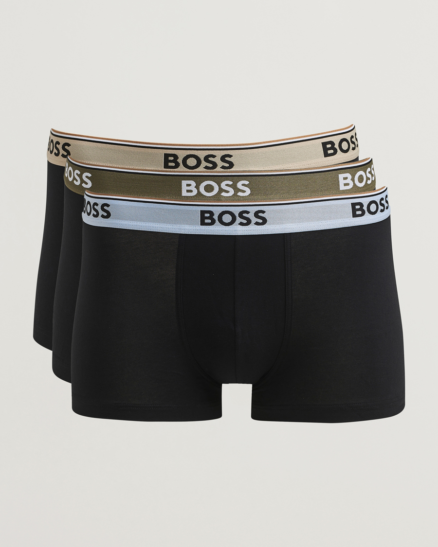 Men | Underwear & Socks | BOSS BLACK | 3-Pack Trunk Black
