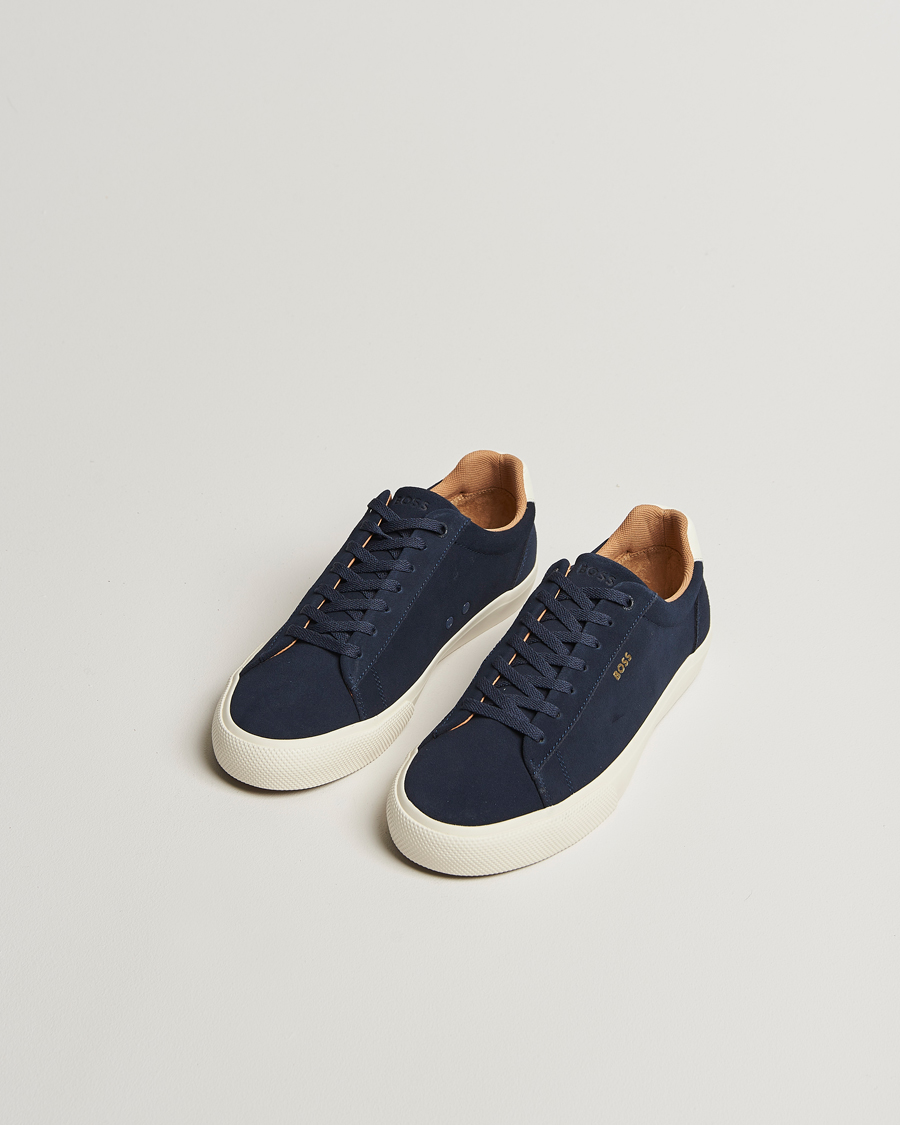 Men | Sneakers | BOSS BLACK | Aiden Suede Sneaker Navy