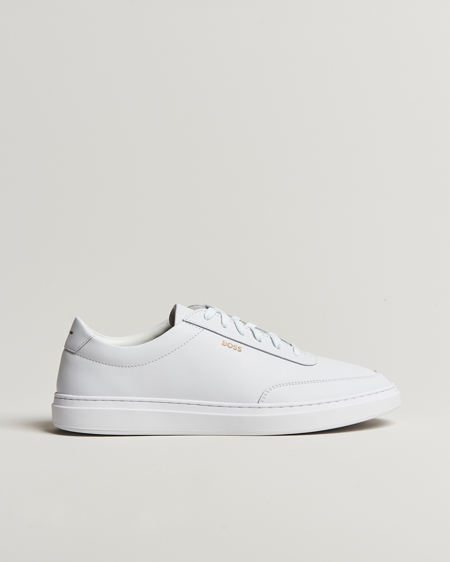 Men | Sneakers | BOSS BLACK | Kieran Leather Sneaker White