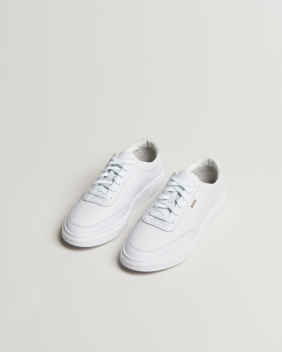 Men | Sneakers | BOSS BLACK | Kieran Leather Sneaker White