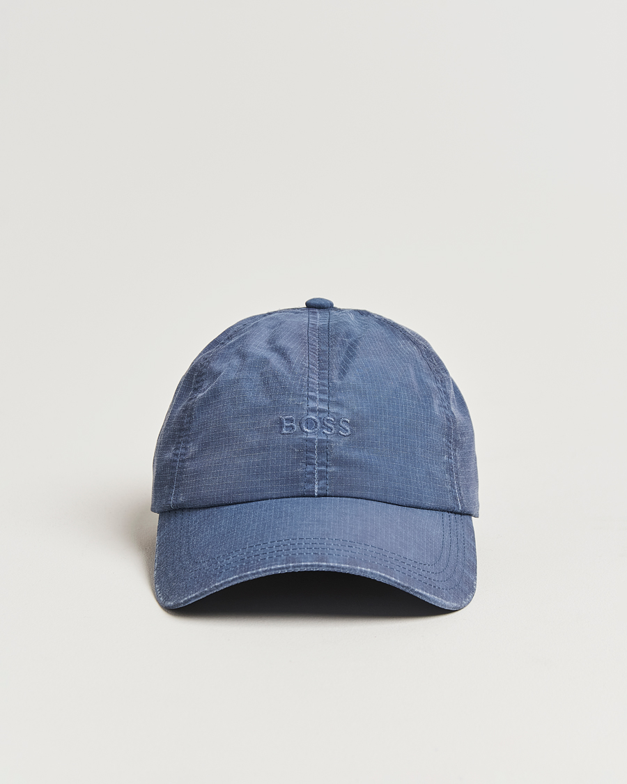Men | Hats & Caps | BOSS ORANGE | Derrel Washed Logo Cap Dark Blue
