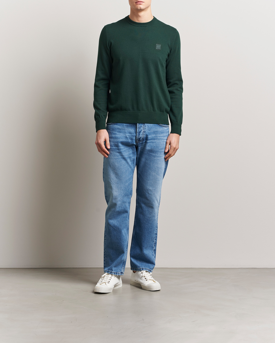 Men | Sweaters & Knitwear | BOSS ORANGE | Kanovano Knitted Sweater Open Green