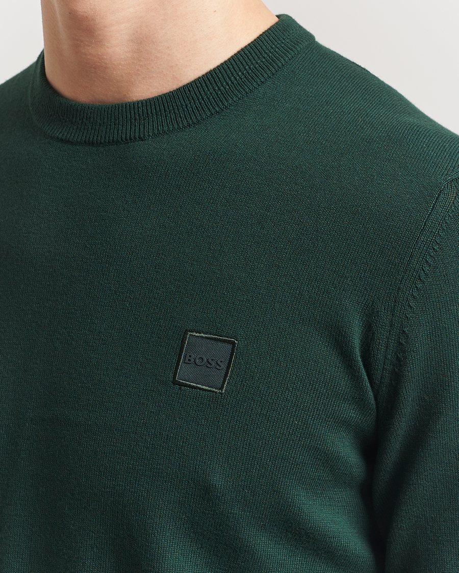 Men | Sweaters & Knitwear | BOSS ORANGE | Kanovano Knitted Sweater Open Green