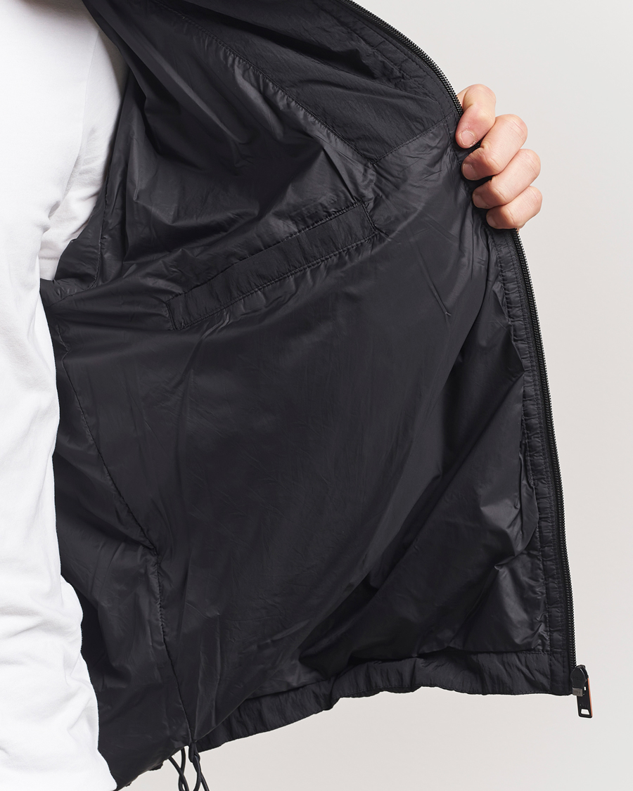 Men | Coats & Jackets | BOSS ORANGE | Obosco Nylon Hooded Jacket Black