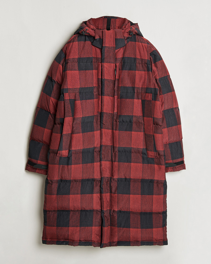 Men | Coats & Jackets | Woolrich | Quilted Check Parka by Todd Snyder Red/Black