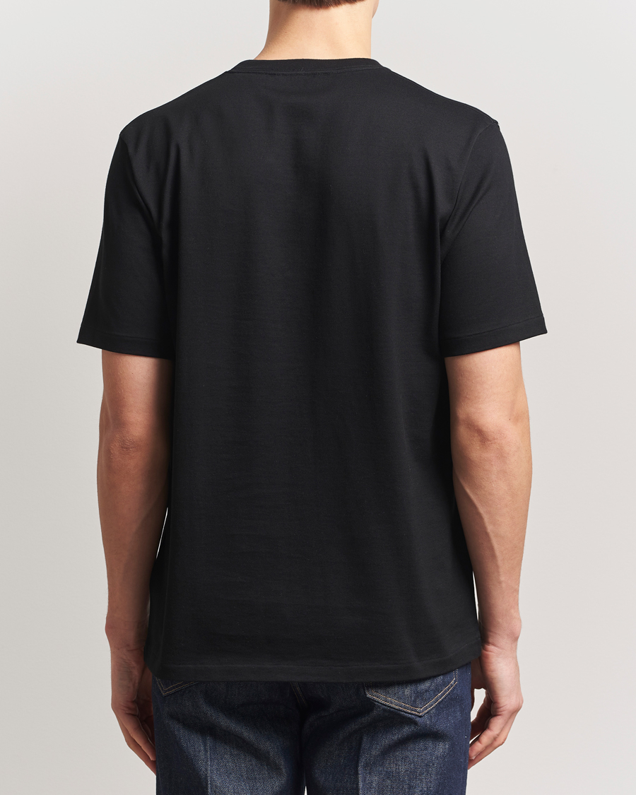 Men | T-Shirts | Auralee | Luster Plating T-Shirt Black
