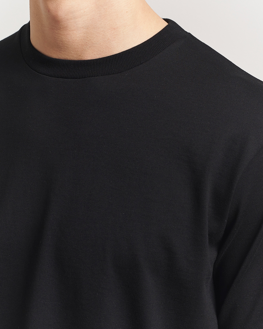 Men | T-Shirts | Auralee | Luster Plating T-Shirt Black