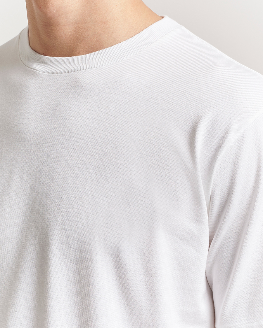 Men | T-Shirts | Auralee | Luster Plating T-Shirt White
