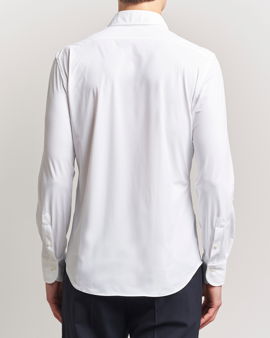 Men | Shirts | Grigio | Jersey Stretch Shirt White