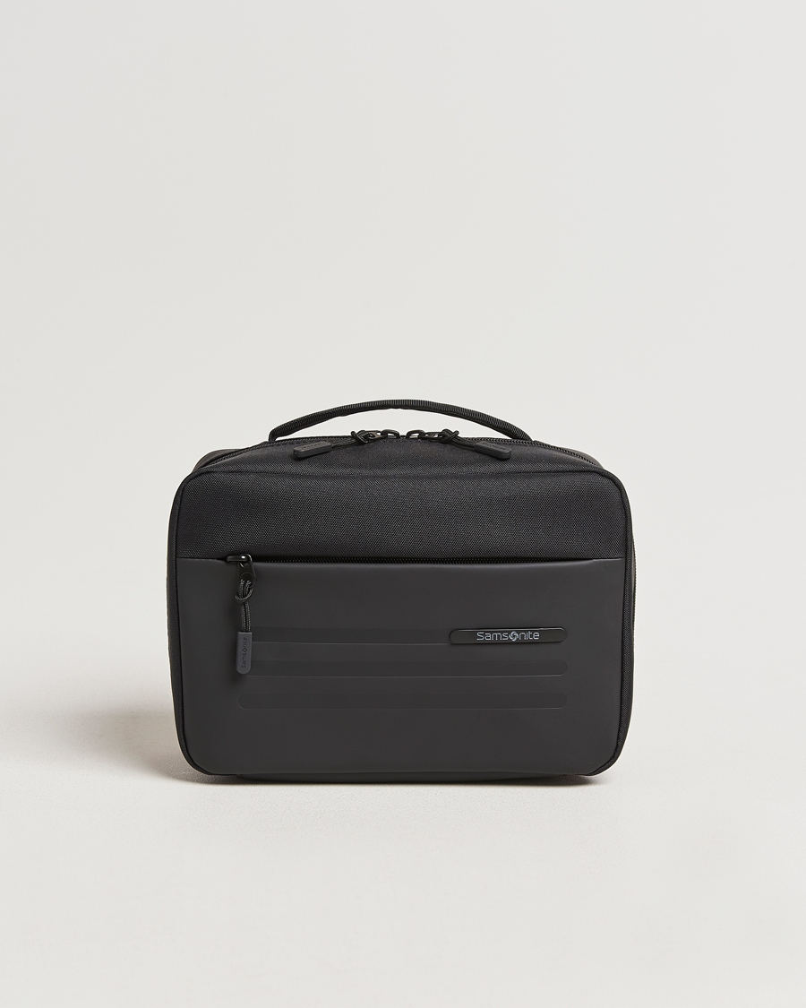 Men | Bags | Samsonite | StackD Hanging Toilet Kit Black