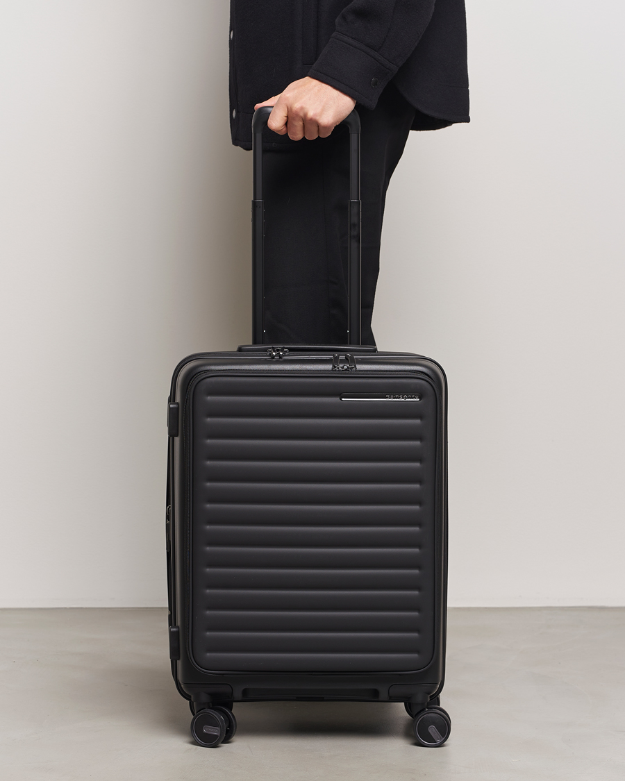 Men | Bags | Samsonite | Restackd Spinner Easy Access Carry-On Black