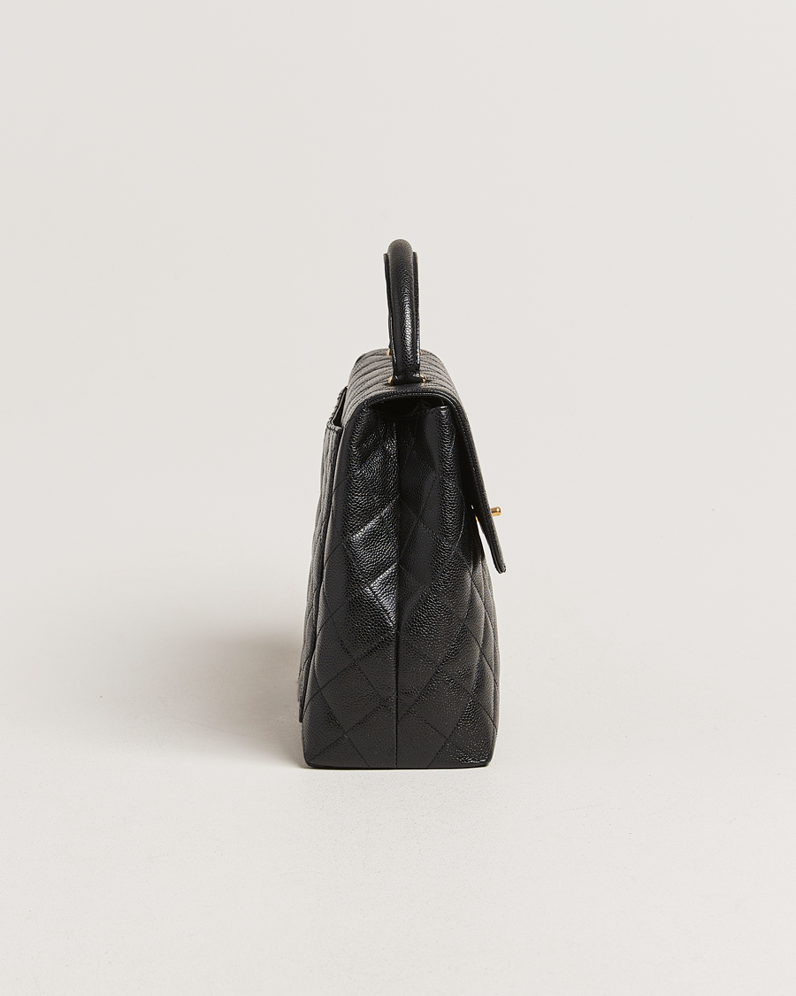 Men | Gifts for Her | Chanel Pre-Owned | Kelly Top Handle Bag Black Caviar