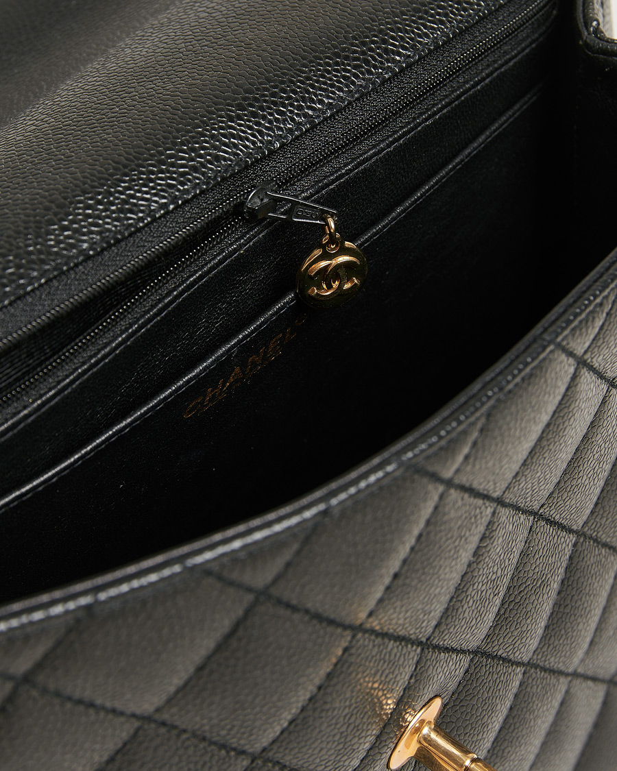 Men | Gifts for Her | Chanel Pre-Owned | Kelly Top Handle Bag Black Caviar