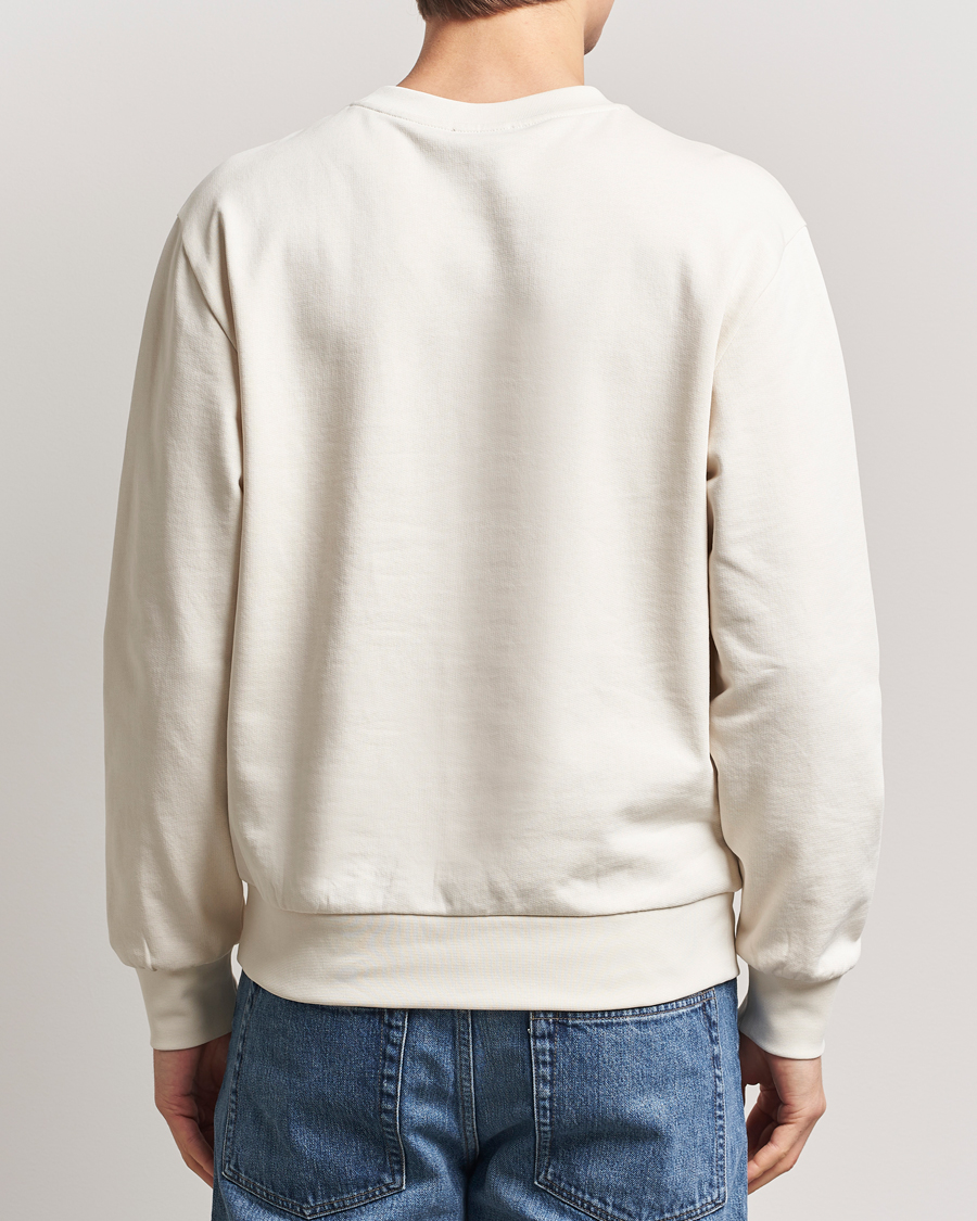 Men | Sweaters & Knitwear | A.P.C. | Tyle Embroidered Sweatshirt Ecru