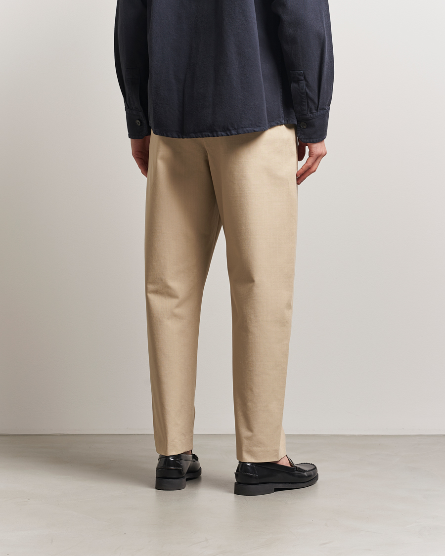 Men | Trousers | A.P.C. | Renato Pleated Chinos Beige