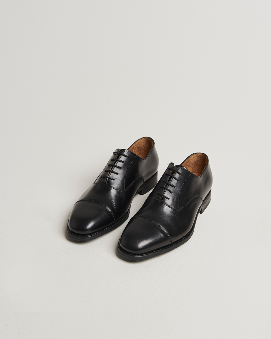 Men | Oxford Shoes | Myrqvist | Äppelviken Oxford Black Calf